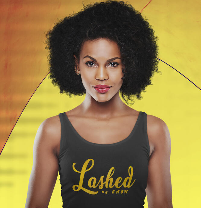 LashedbySash Tanktop Mockup LashedbySash Tanktop Mockup